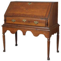 Antique Rare Queen Anne Desk on Frame