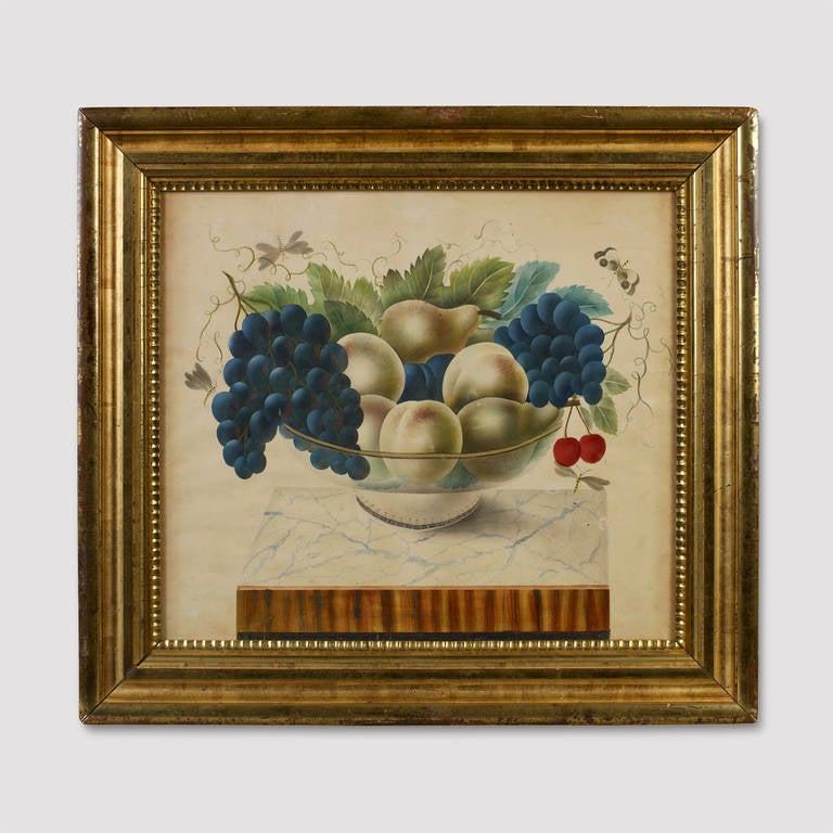 Theorem, still life
Attributed to Emma Cady (1854-1933), circa 1880.
Watercolor on paper.
17 3/4