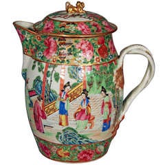 Rose Mandarin Covered Cider Jug