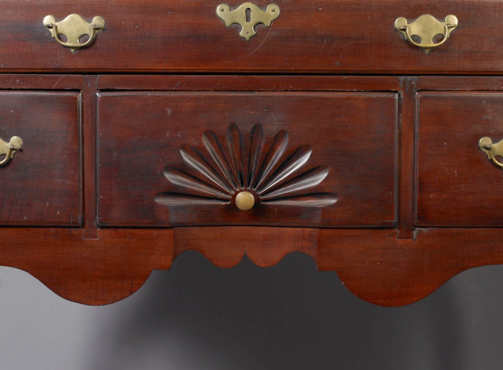 Queen Anne Flat-Top Highboy