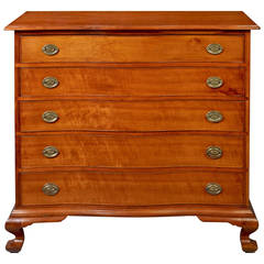 Rare Chippendale Five-Drawer Chest