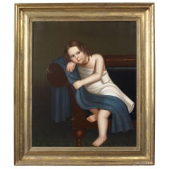 Antique Horace Bundy "Portrait of a Young Girl"