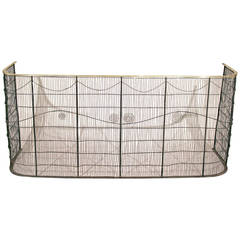 Antique Nursery Wire-Work Fender
