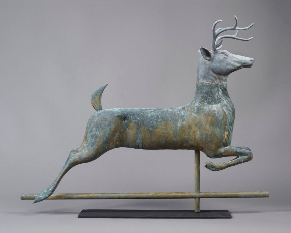 American Leaping Stag Weathervane
