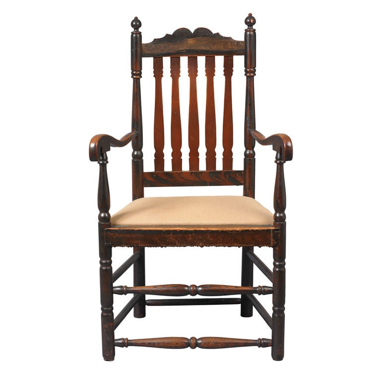 Queen Anne Armchair For Sale