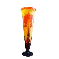 Le Verre Francais “Primerolles” Vase