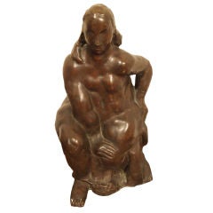 Leonard Schwartz - Untitled Abstract Female Figure