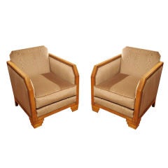 French Art Deco Club Chairs