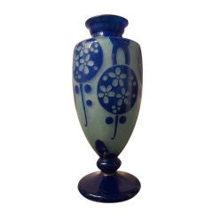 Le Verre Francais “Vase Azurettes”
