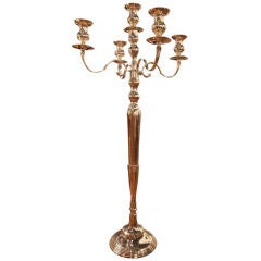 Silver-Plated Candelabra