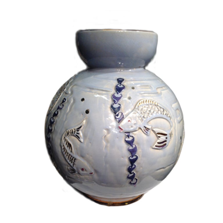 Monumental Art Deco Vase