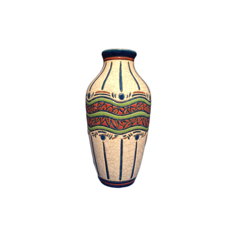 Maurice Dufrene Art Deco Vase