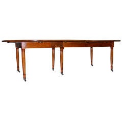 French Provincial Walnut Drop-leaf Dining Table French Provincial Walnut Drop-leaf Dining Table
