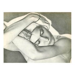 Framed Vintage Photograph - "Sleeping Woman" by Man Ray
