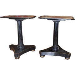Pair of Painted Regency Style Accent Tables