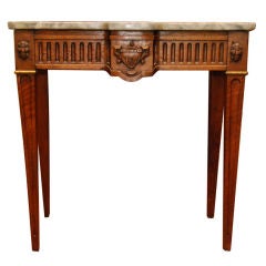 Louis XVI Walnut Petit Console