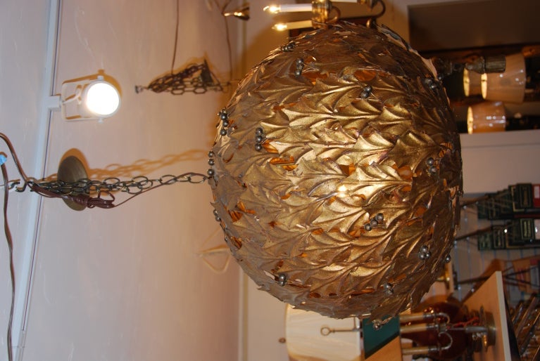 Vintage Tole Light Fixture