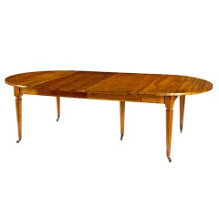 A Louis XVI Style Walnut Dining Table