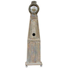 A 19th Century Swedish Pewter Ring Face Clock