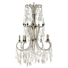 Italian Crystal Eight-Light Chandelier 3