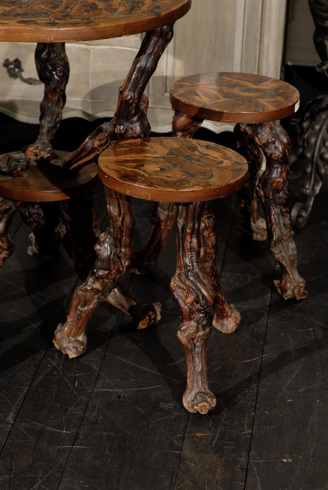 furniture made from grapevines