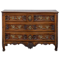 French 18th Century Louis XV Style Four-Drawer Chest