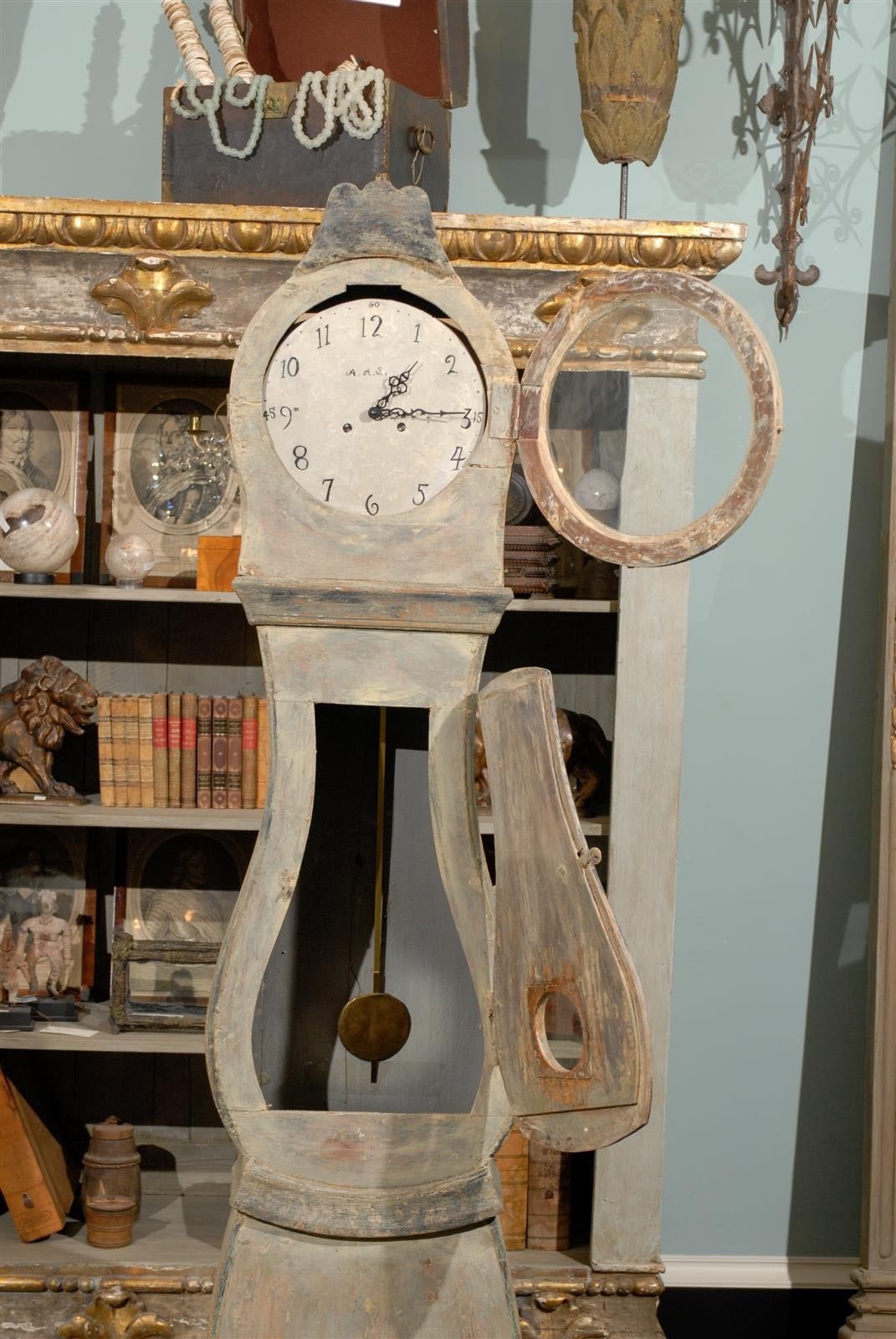 A 19th Century Swedish Clock, commonly known as a Mora Clock 2