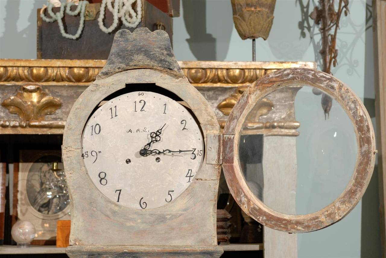 A 19th Century Swedish Clock, commonly known as a Mora Clock 3