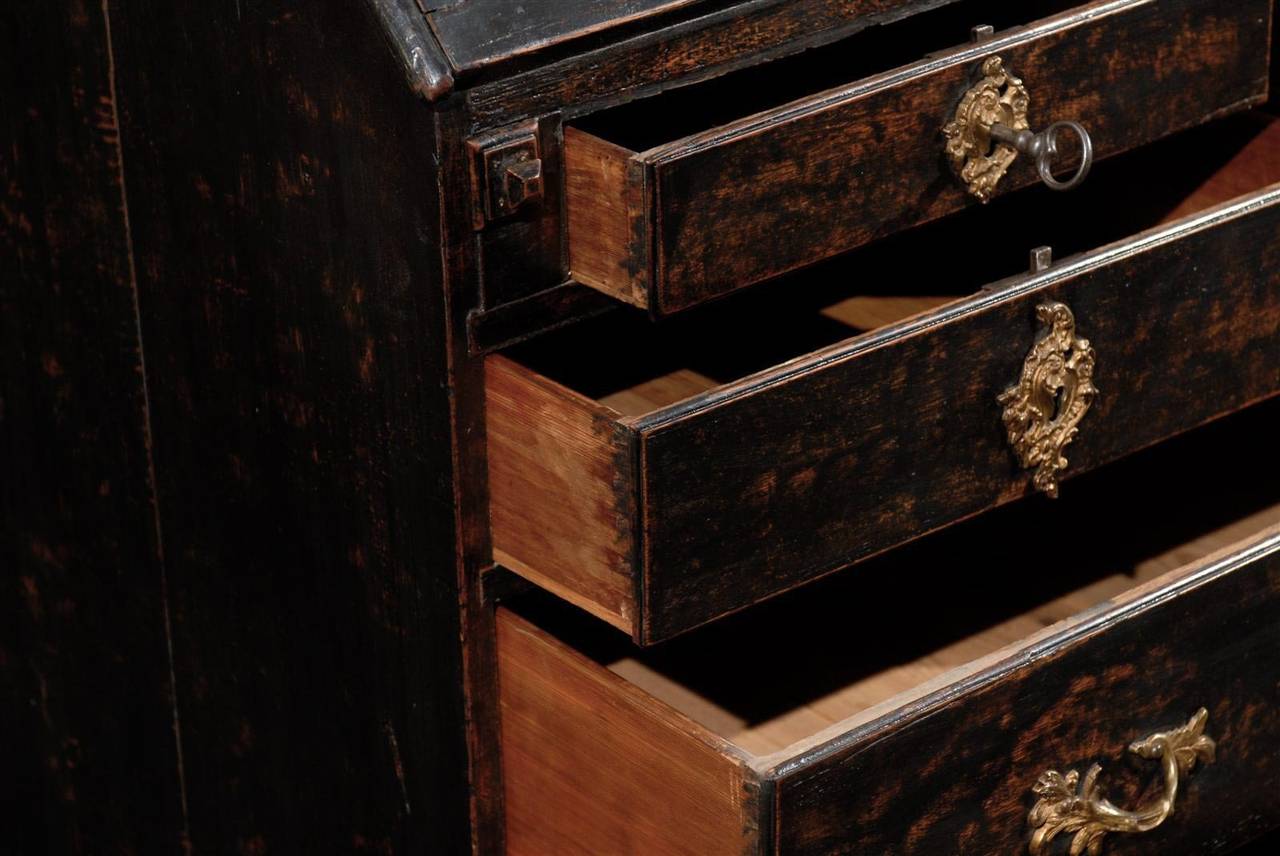 Swedish Period Baroque Slant-Front Desk from the Early 18th Century 5