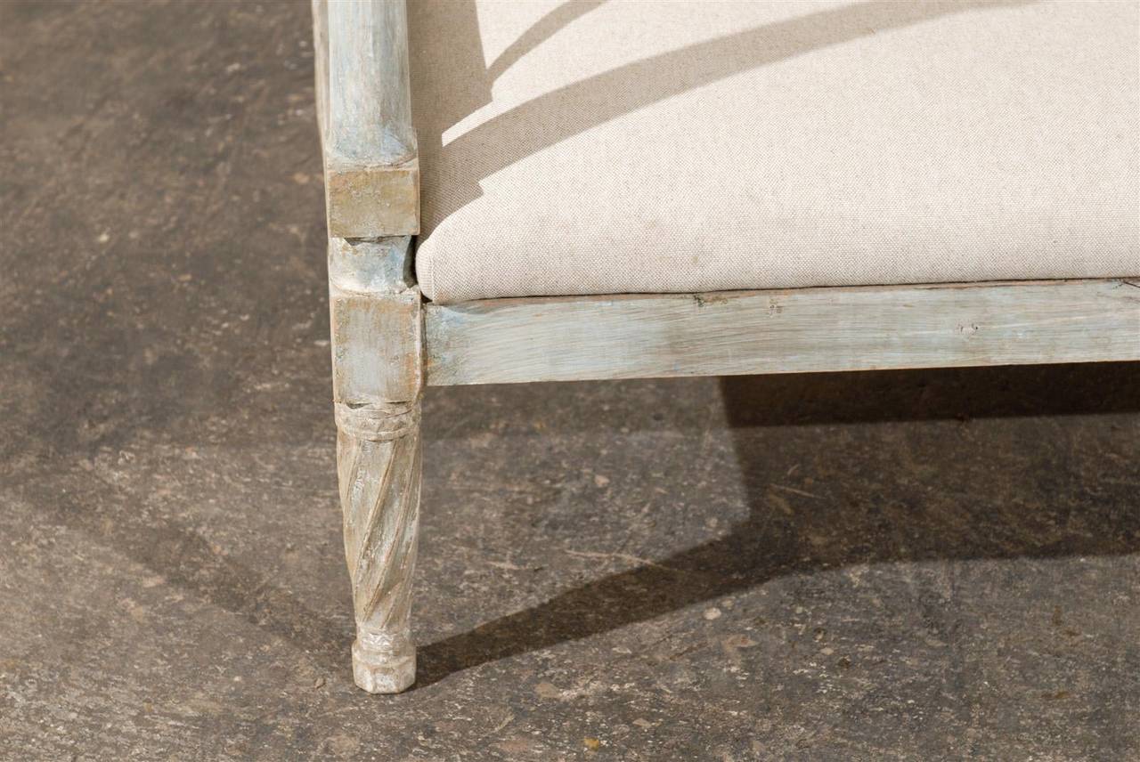 19th Century Gustavian Style Painted Wood Daybed 5