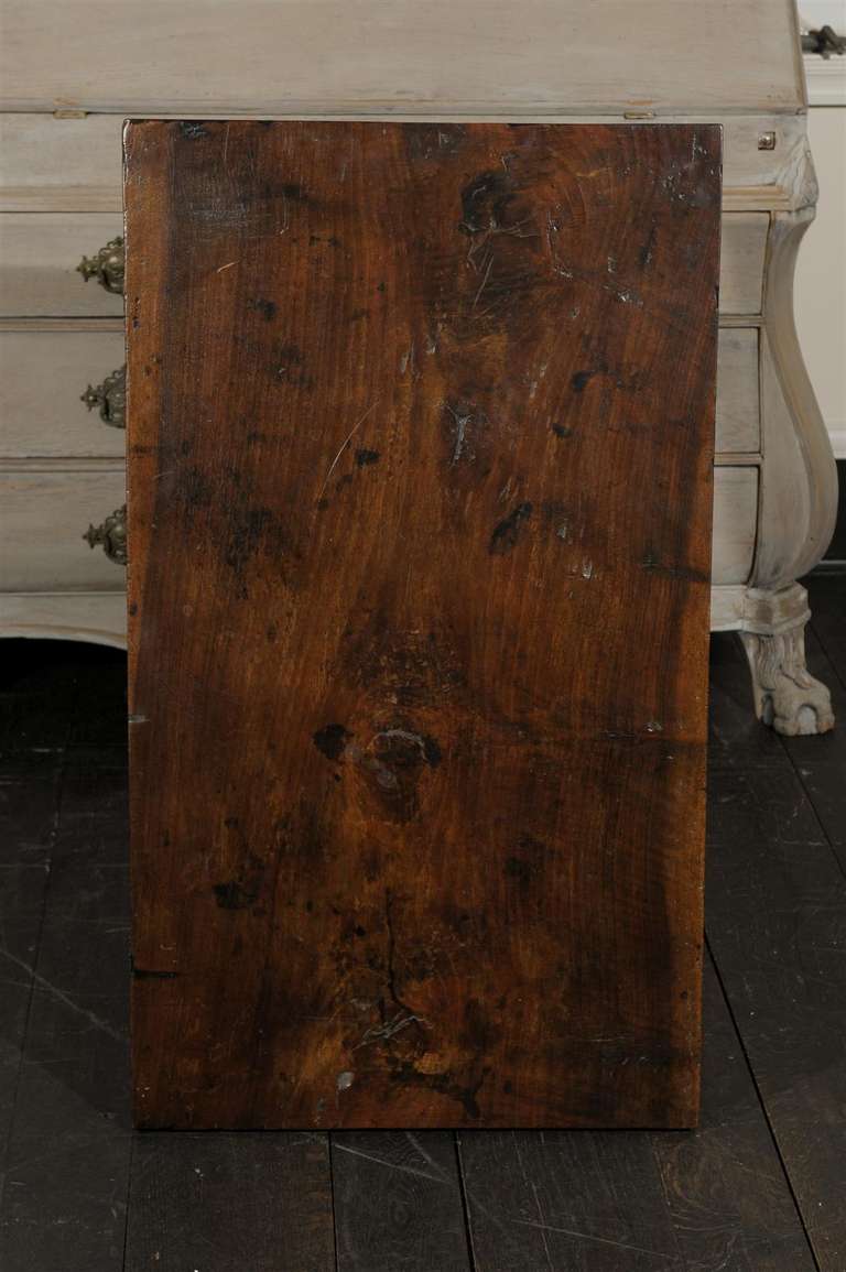 Italian Early 19th Century Stretchered Table with Lyre Legs In Good Condition For Sale In Atlanta, GA