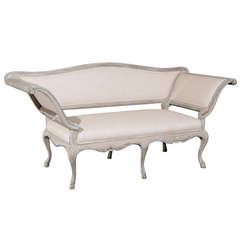 An Upholstered Italian Style Sofa