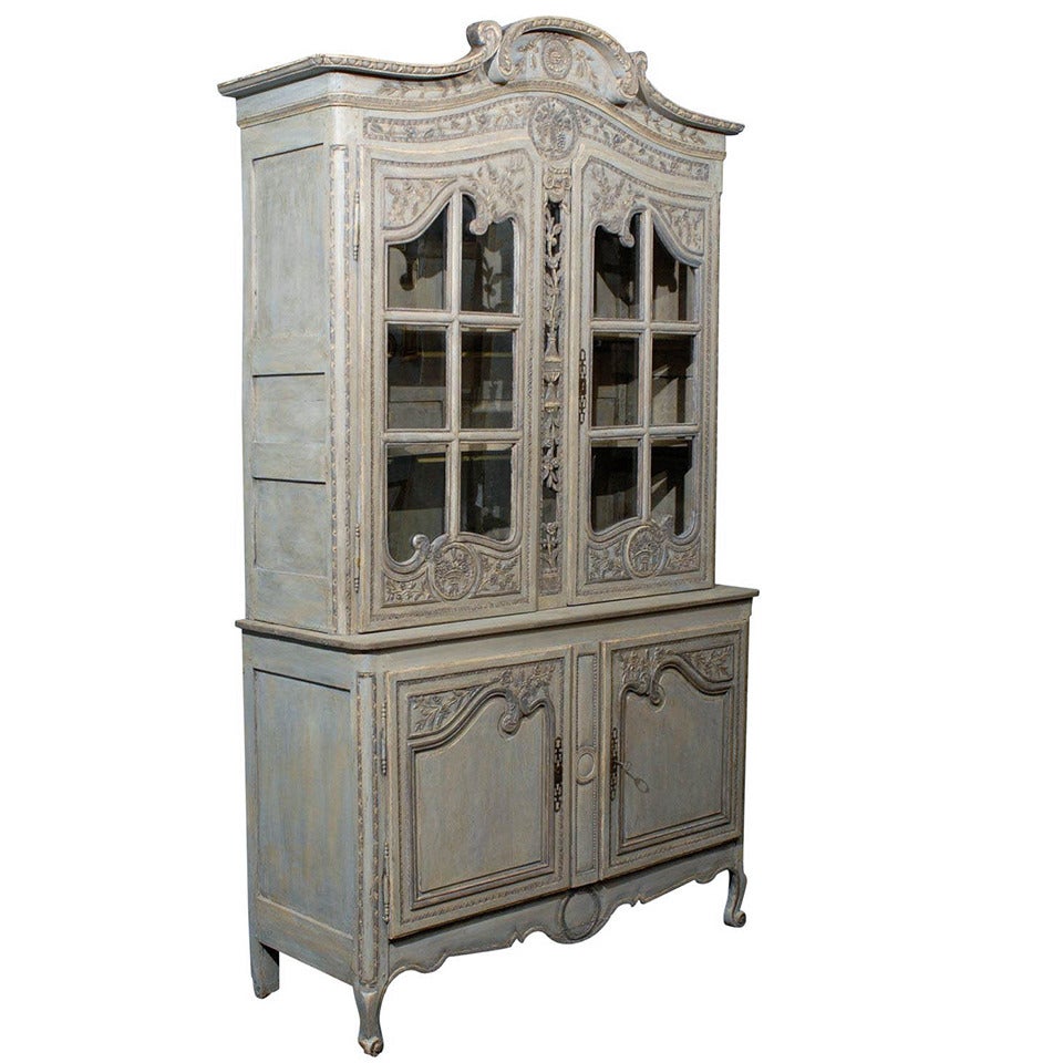 A French Early 19th Century Painted Wood Buffet à Deux-Corps