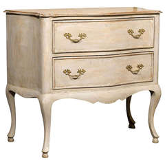 Italian Faux Marble Top Chest