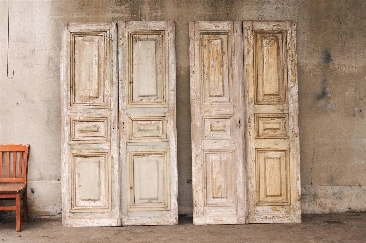A Pair of French 19th Century Wooden Doors 2