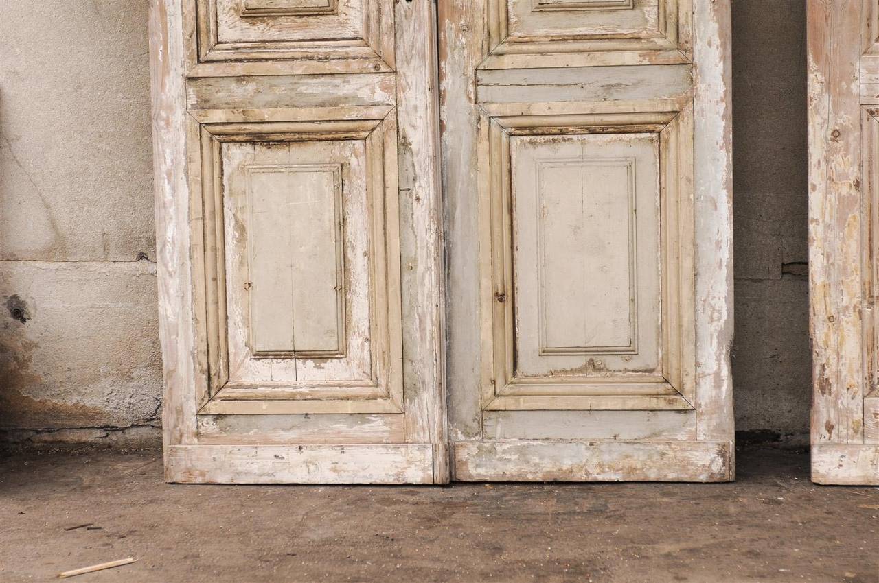 A Pair of French 19th Century Wooden Doors 4