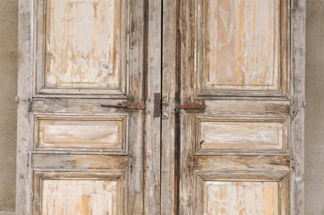 Pair of 19th Century Wooden Doors In Good Condition In Atlanta, GA