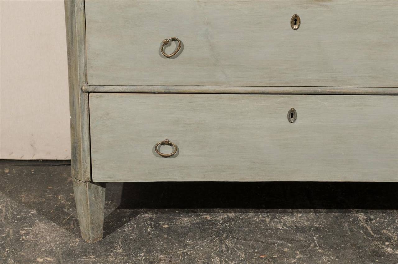 Early 19th Century Swedish Period Gustavian Painted Wood Chest 2