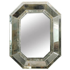 Octagonal Venetian Style Mirror