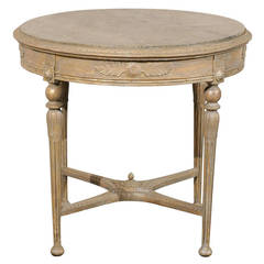 Swedish Mid-19th Century Center Table with Marble Top 6