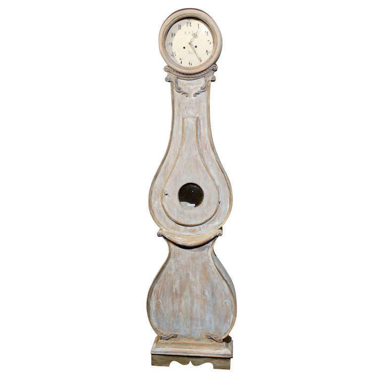 Swedish 19th Century Standing Floor Clock at 1stDibs