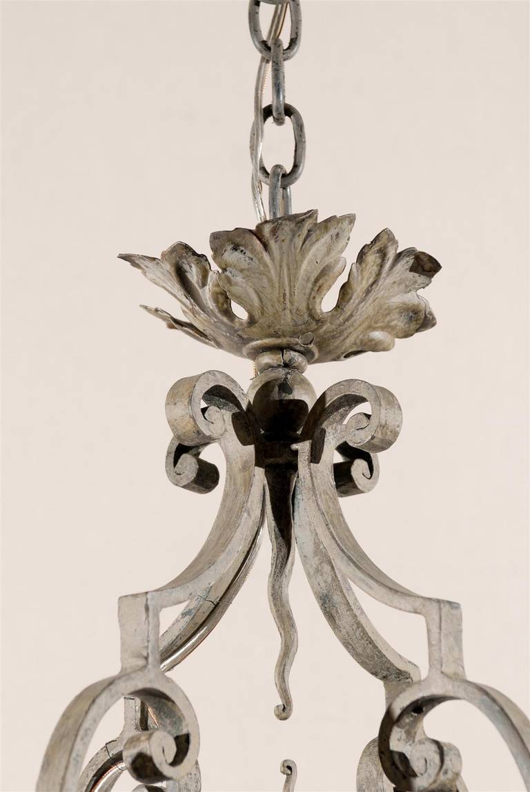 French Eight-Light Chandelier 3