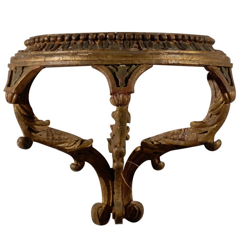 Italian 19th Century Large Size Wooden Bracket