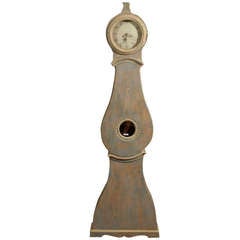 19th Century Swedish Grandfather Style Clock, Sometimes Known as a Mora Clock