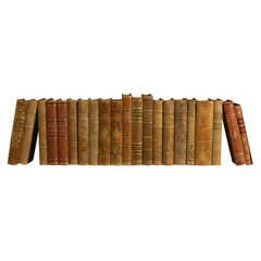 Beautiful antique leather books