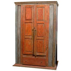 19th Century Brazilian Cabinet with Original Paint 11
