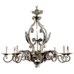 French Eight-Light Chandelier