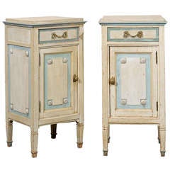 Pair of French Bedside Chests / Tables