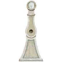 Antique A 19th Century Swedish Triangular Base Mora Clock