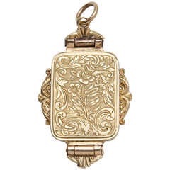 Antique 18kt Gold Parisian Vinaigrette